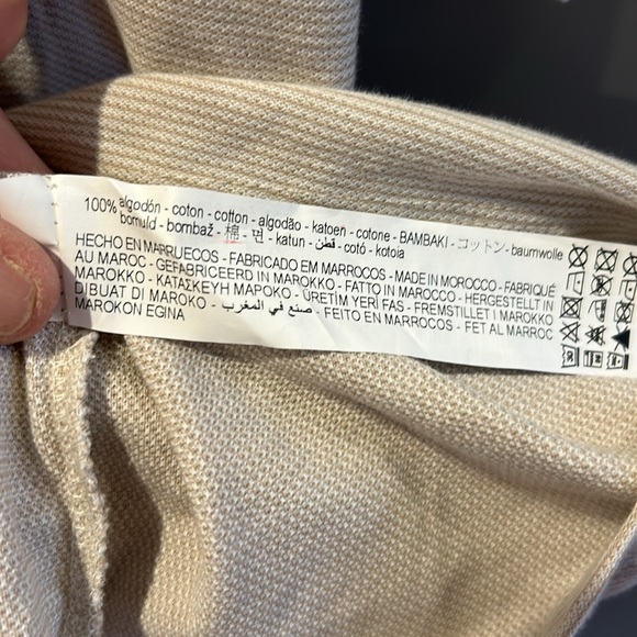 NWT Mens Zara button down Short sleeve Henley - Picture 6 of 6